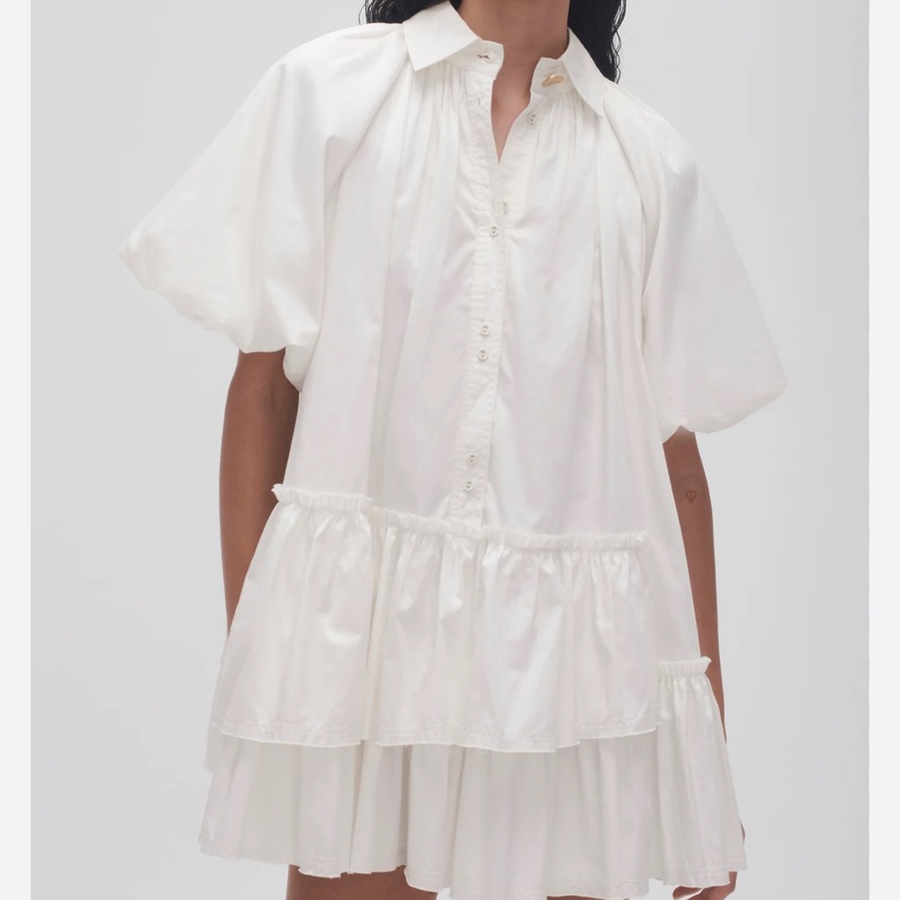 Aje White Mini Dress